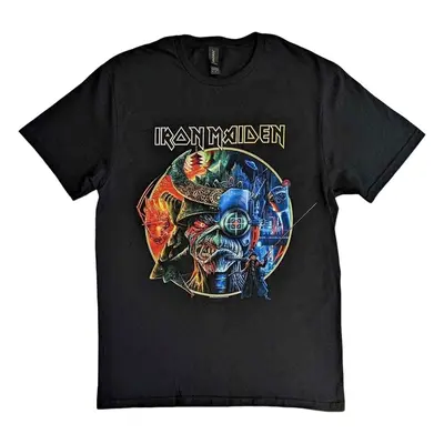 Iron Maiden Ing The Future Past Tour '23 Circle Art Unisex Black