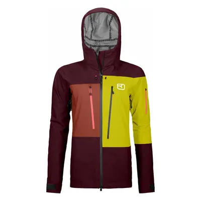 Ortovox 3L Deep Shell Jacket W Dark Wine Síkabát