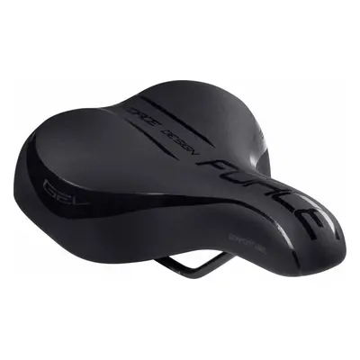 Force Comfort Gel Lady Tourist Saddle Black mm Rozsdamentes acél Ülés