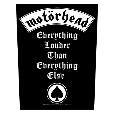 Motörhead Everything Louder Felvarrható tapasz