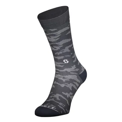 Scott Sock Trail Camo Crew Dark Grey-White Futózoknik