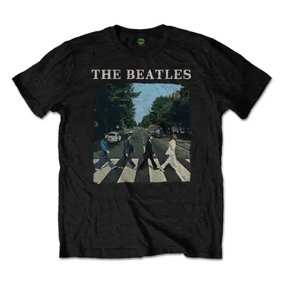 The Beatles Ing Abbey Road & Logo Unisex Black