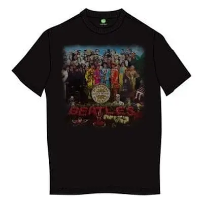 The Beatles Ing Vintage Sgt Pepper Unisex Black