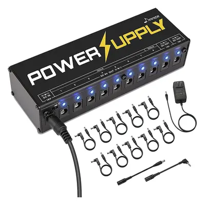 Donner EC812 DP-1 Isolated Output Guitar Effect Pedals Power Supply Gitáreffekt tápegység