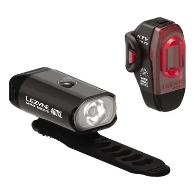 Lezyne Mini Drive / KTV Pro Pair Black Front lm / Rear lm Lámpa szett