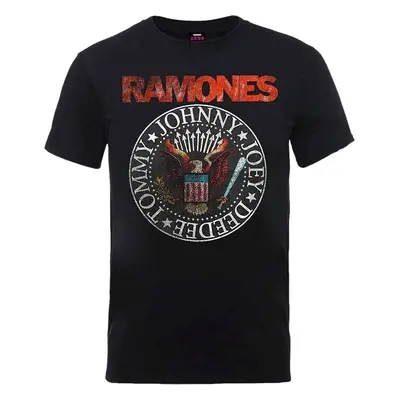 Ramones Ing Vintage Eagle Seal Unisex Black