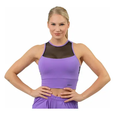 Nebbia FIT Activewear Padded Sports Bra Lila Fitness fehérnemű