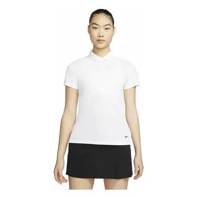 Nike Dri-Fit Victory Womens Golf White/Black Rövid ujjú póló