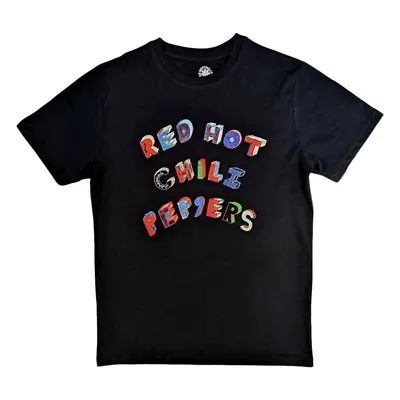 Red Hot Chili Peppers Ing Colourful Letters Unisex Black