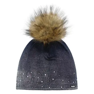 Eisbär Dip Dye Lux Crystal Beanie Dark Kobalt/Brushed Silver/Real Sapka