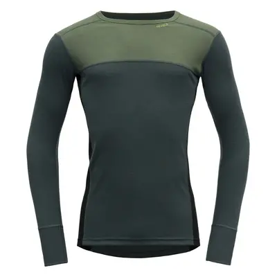 Devold Lauparen Merino Shirt Man Forest/Woods/Black Termikus fehérnemű