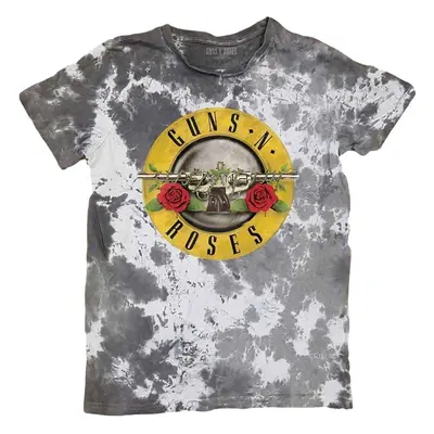 Guns N' Roses Ing Classic Logo Unisex Dip-Dye on White