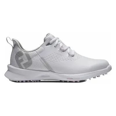 Footjoy Fuel White/White/Pink Női golfcipők