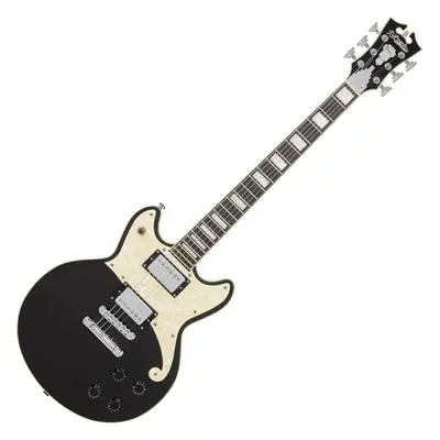 D'Angelico Premier Brighton Black Flake Elektromos gitár