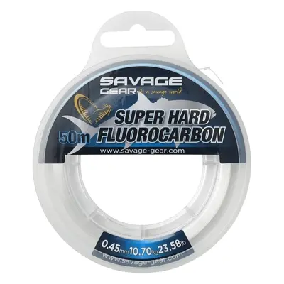 Savage Gear Super Hard Fluorocarbon Átlátszó 0,60 mm m 18,90 kg Zsinór