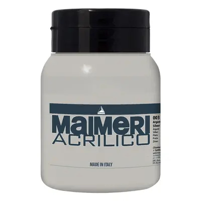 Maimeri Acrilico Akril festék Silver 500 ml db