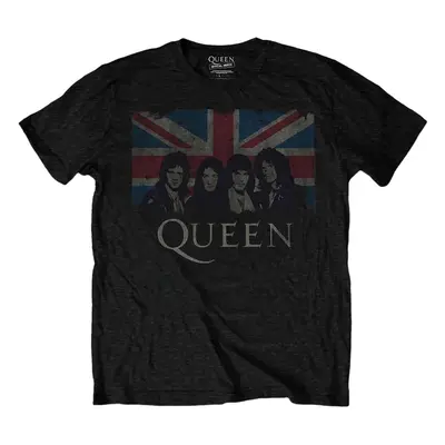 Queen Ing Vintage Union Jack Unisex Black