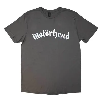 Motörhead Ing Distressed Logo Unisex Charcoal Grey