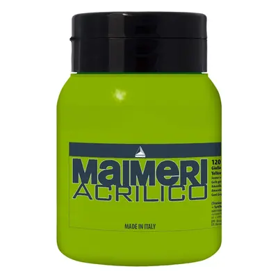 Maimeri Acrilico Akril festék Yellow Greenish 500 ml db