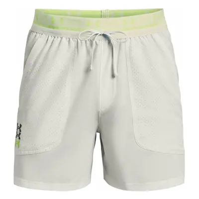 Under Armour Men's UA Run Anywhere Short Gray Mist/Lime Surge/Reflective Futórövidnadrágok