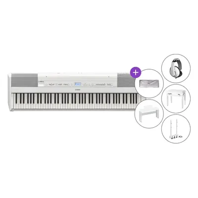 Yamaha P-525WH Deluxe SET Színpadi zongora White