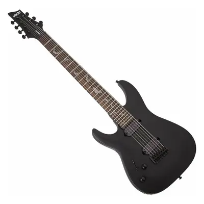 Schecter Damien-7 Left Handed Satin Black Elektromos gitár