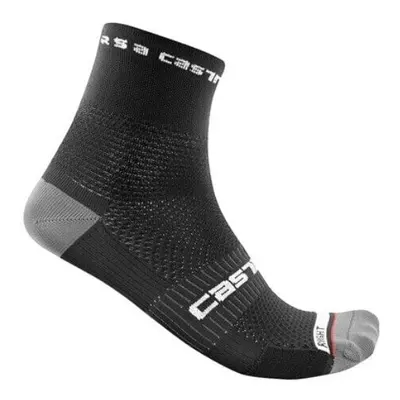 Castelli Rosso Corsa Pro Sock Black S/M Kerékpáros zoknik