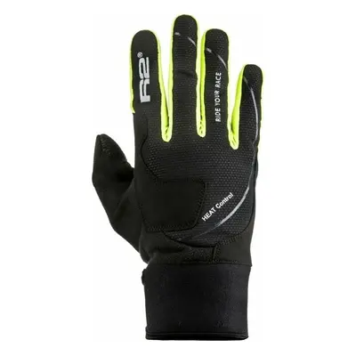 R2 Blizzard Gloves Black/Neon Yellow Síkesztyű