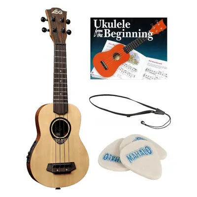 LAG TKU150SE SET Natural Szoprán ukulele