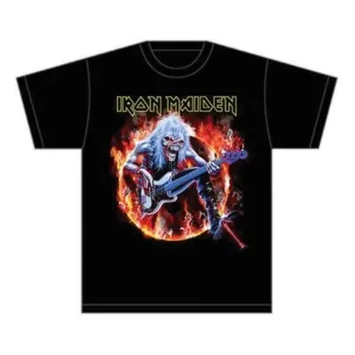 Iron Maiden Ing Fear Live Flames Unisex Black