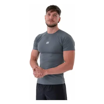 Nebbia Functional Slim-fit Grey Fitness póló