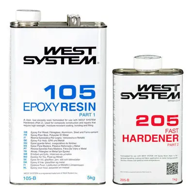 West System B-Pack Fast 105+205 Transparent kg Hajó gyanta