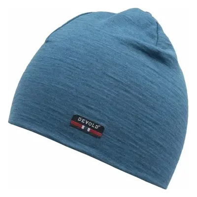 Devold Breeze Merino Beanie Blue Melange Sapka