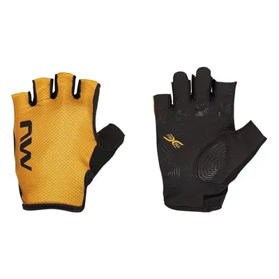 Northwave Active Women Short Finger Glove Ochre Kesztyű kerékpározáshoz