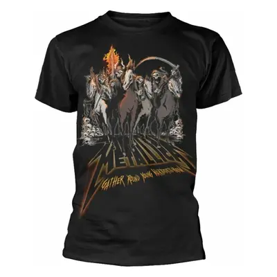 Metallica Ing 40th Anniversary Horsemen Unisex Black