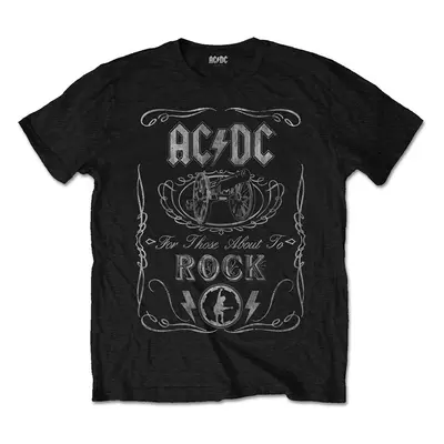 AC/DC Ing Cannon Swig Vintage Unisex Black