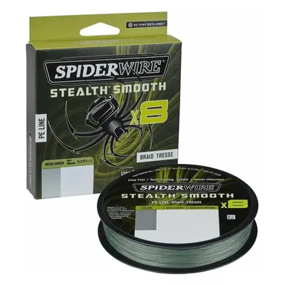 SpiderWire Stealth® Smooth8 x8 PE Braid Moss Green 0,11 mm m 10,3 kg-22 lbs Fonott zsinór