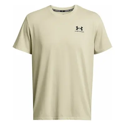 Under Armour Men's UA Logo Embroidered Heavyweight Silt/Black Fitness póló