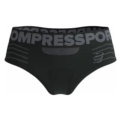 Compressport Seamless Boxer W Black/Grey Futó aláöltözetek