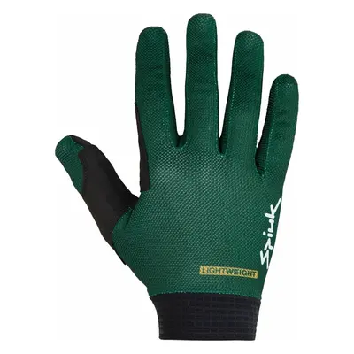 Spiuk Helios Long Gloves Green Kesztyű kerékpározáshoz