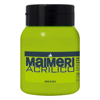 Maimeri Acrilico Akril festék Permanent Yellowish Green 500 ml db