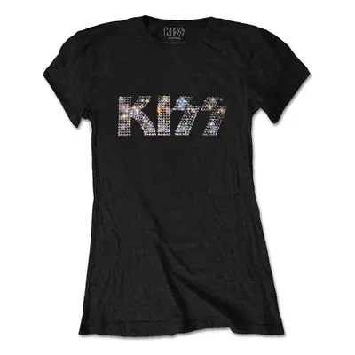 Kiss Ing Logo Womens Black