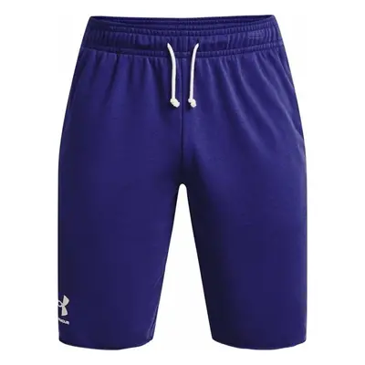 Under Armour Men's UA Rival Terry Shorts Sonar Blue/Onyx White Fitness nadrág