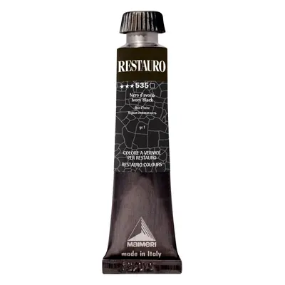 Maimeri Varnish Restauro Restauráló festék Ivory Black 20 ml db