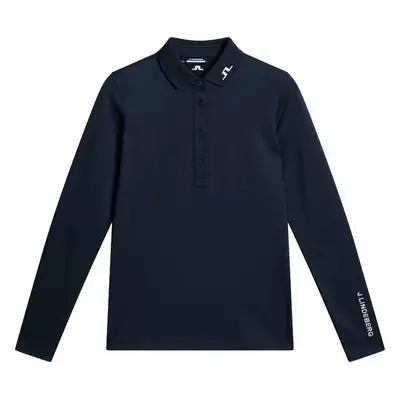 J.Lindeberg Tour Tech Long Sleeve Womens JL Navy Rövid ujjú póló