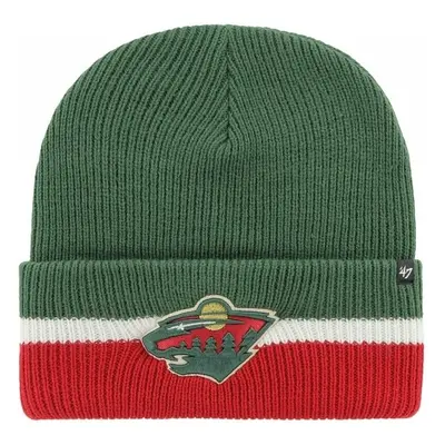 Minnesota Wild Split Cuff Knit Dark Green Sapka