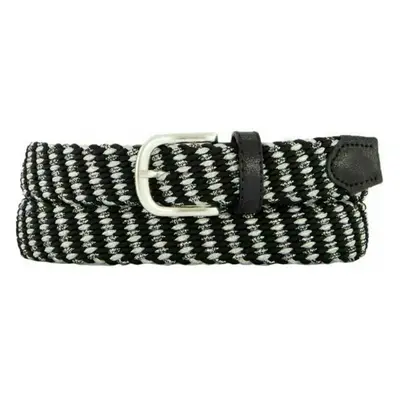 Alberto Metal Braided Black/Silver cm Szalag