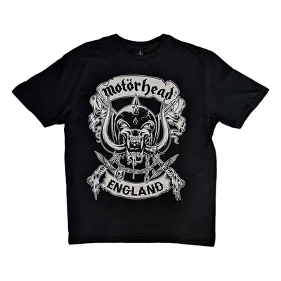 Motörhead Ing Crossed Swords England Crest Unisex Black