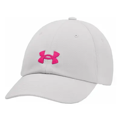 Under Armour Women's UA Blitzing Adjustable Halo Gray/Rebel Pink Baseball sapka