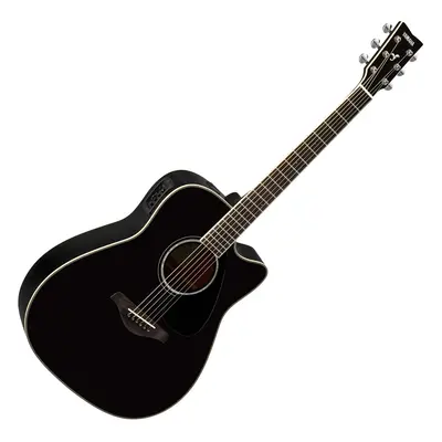 Yamaha FGX830C Black Elektroakusztikus gitár